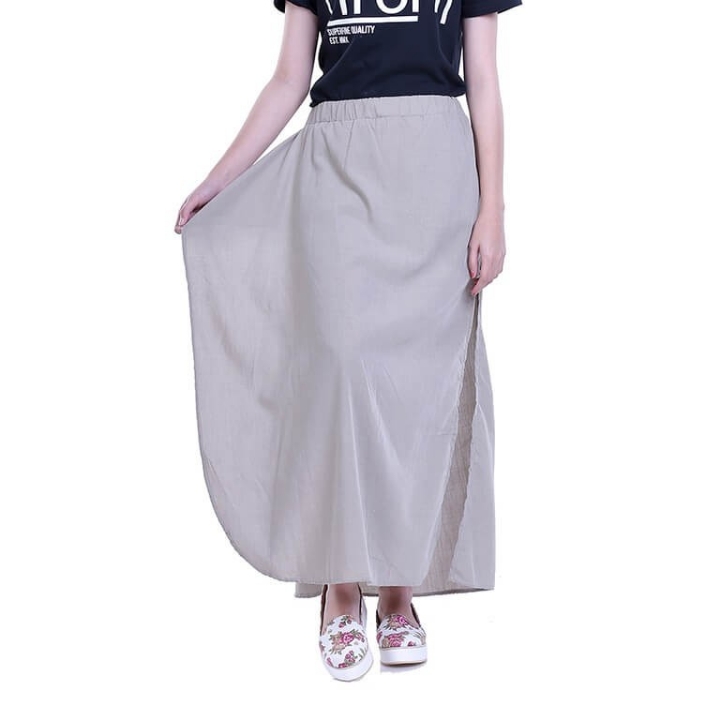 Celana Kasual Wanita Distro Rok Panjang - H 3211