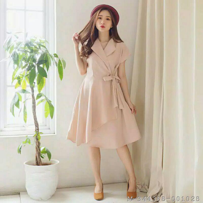 DRESS WANITA JOLY MOSCREPE