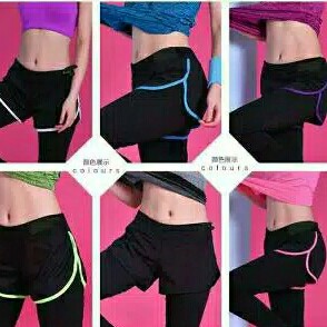 Celana Senam Sport Hotpants Lapis Legging Panjang 2