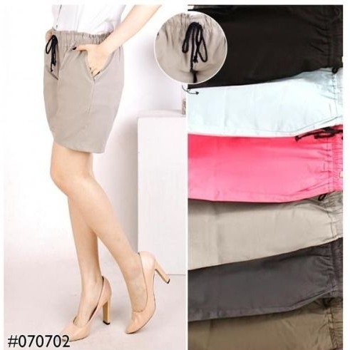 Celana Twill Pendek Pinggang Karet 2