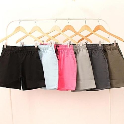 Celana Twill Pendek Pinggang Karet 3