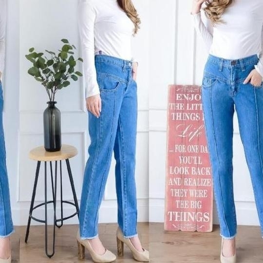 Celana Wanita Boyfriend Jeans Valora