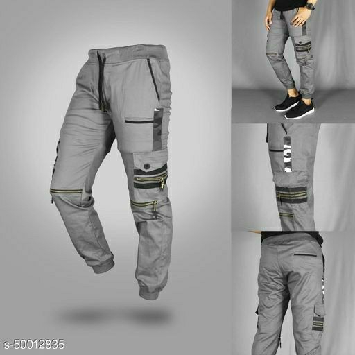 Celana joger jogger cargo ziper 2