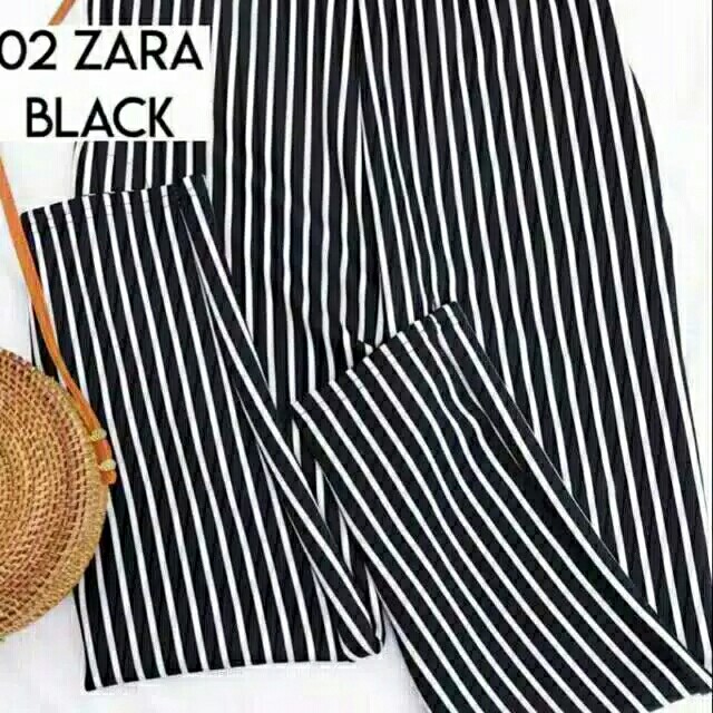 Celana salur zara pant celana panjang wanita 3