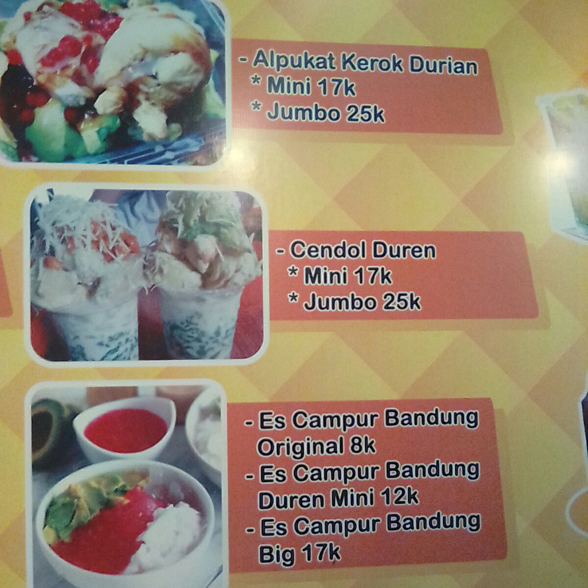 Cendol Duren