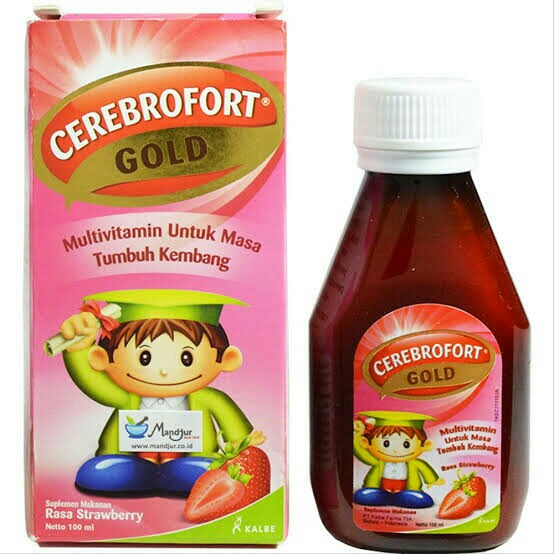 Cerebrofort 100 ml Rasa Strawbery