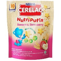 Cerelac Nutripuff Banana Strawberry 50 Gram