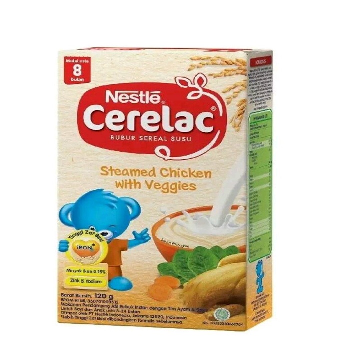 Cerelac Steamed Chicken With Veggies