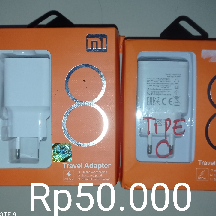 Charger Cas HP XIAOMI 8 ORIGINAL