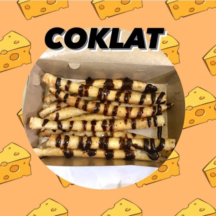 Chease Rolls Toping Coklat