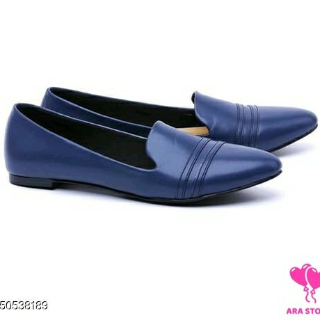 Checkout this hot  latest Sepatu FlatSepatu Flat Wanita-blue