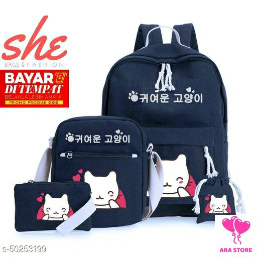Checkout this hot  latest Tas RanselTas Ransel Anak 4 in 1 Happy Cat