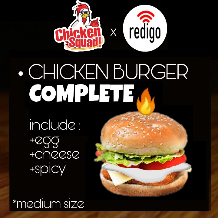 Chicken Burger COMPLETE