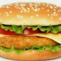 Chicken Burger Crispy Cheese