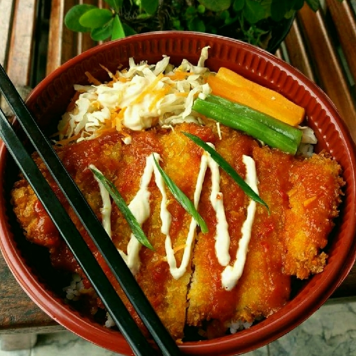 Chicken Katsu With Barbeque Sauce
