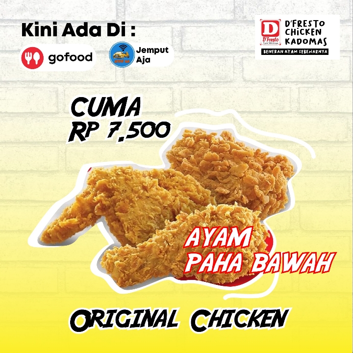 Chicken Original Dfresto Paha Bawah