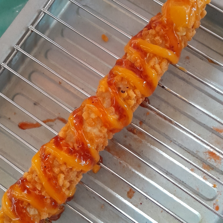 Chickuroll Size L Isi Saus BBQ Bumbu Tabur Keju