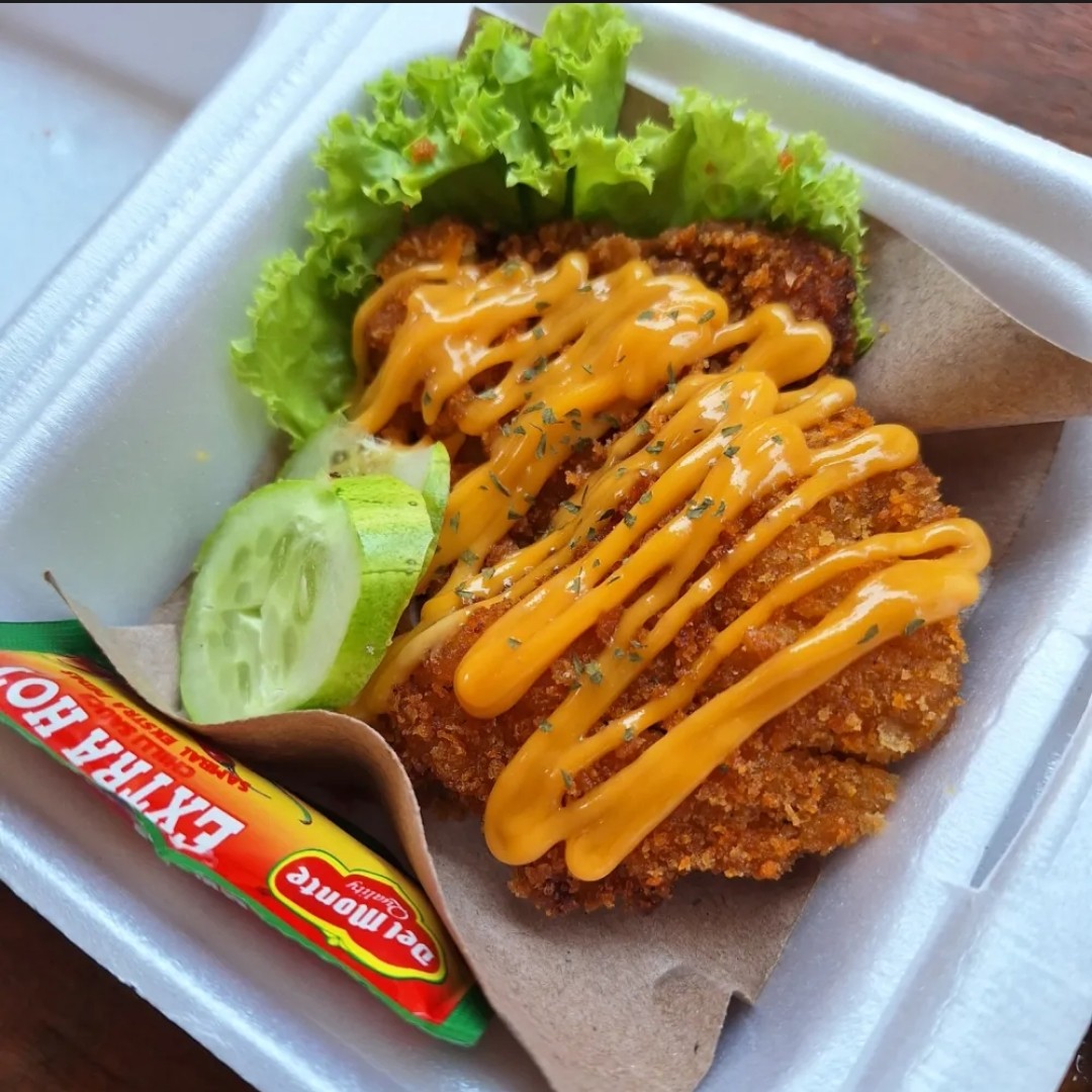 Chiken Katsu Saos Keju Tanpa Nasi