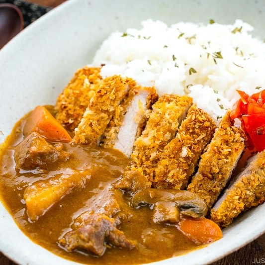 Chiken Katsu With Curry