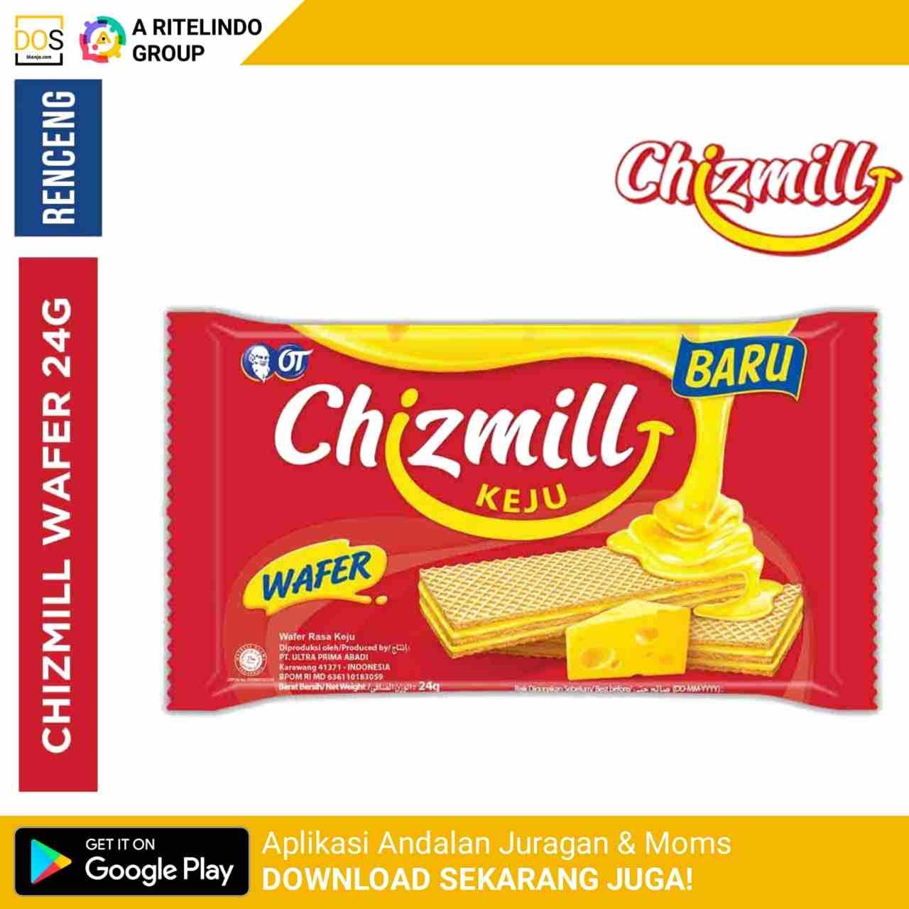 Chizmill Wafer Keju 24g