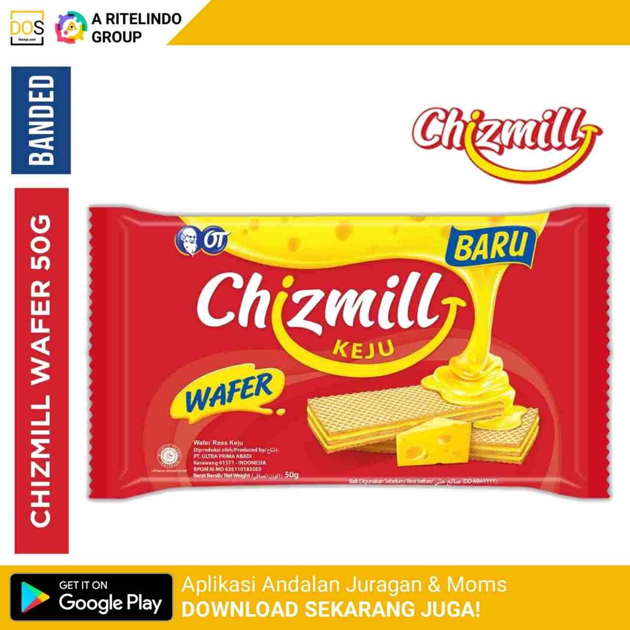 Chizmill Wafer Keju 50g