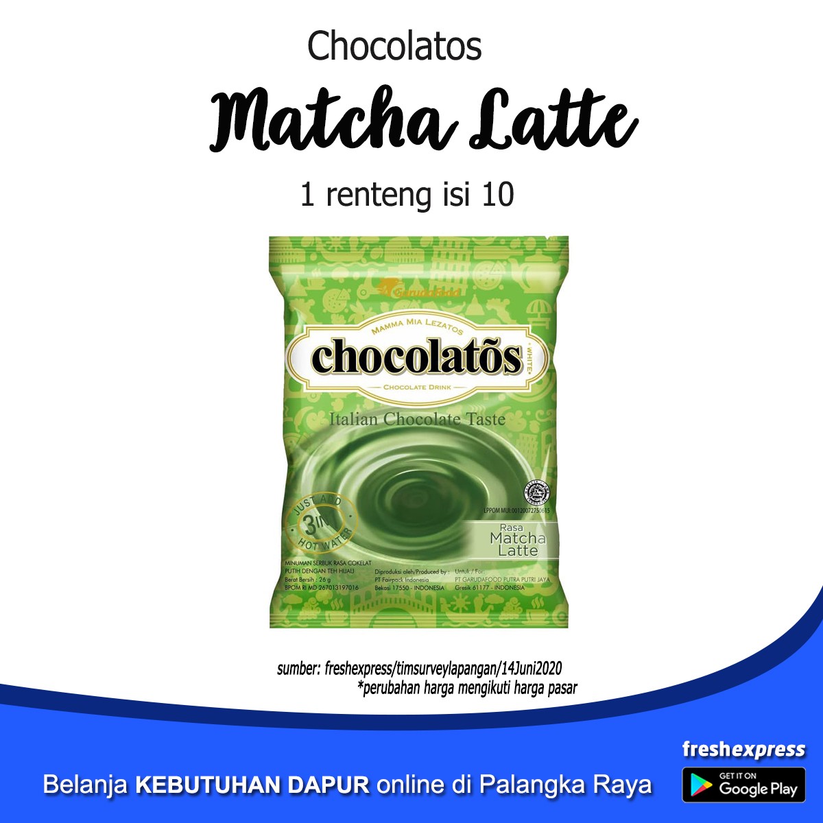 Chocolatos Matcha Latte