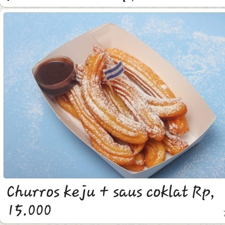 Churros Keju Saus Cokelat