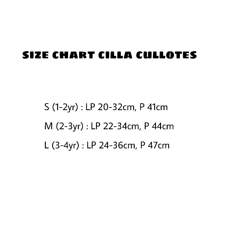 Cilla Cullotes 3