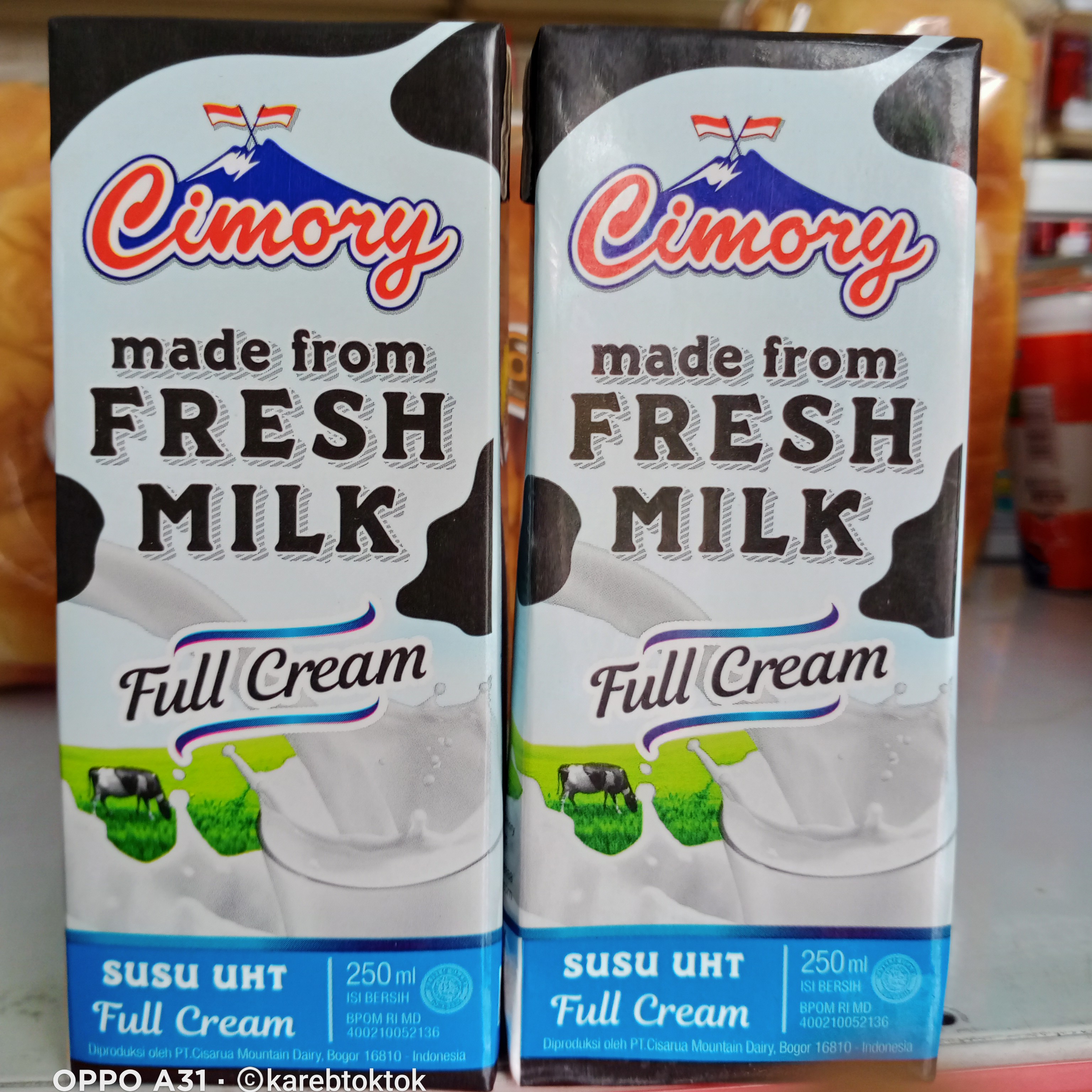 Cimory Freshmilk Plain 250ml