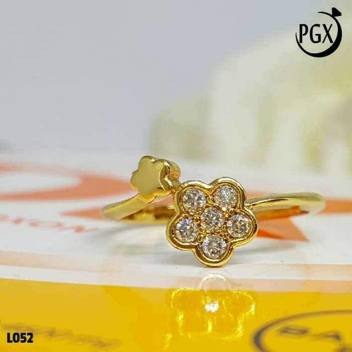 Cincin Berlian Anak - Perhiasan Xuping Emas Lapis - L502
