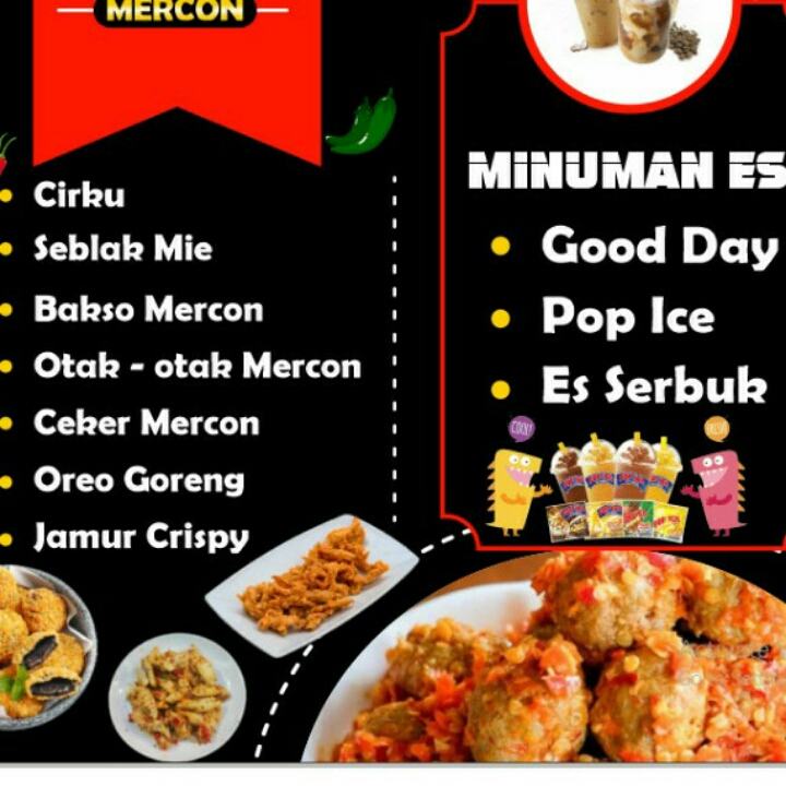 Cireng Kuah Baso Mercon Seblak Mie