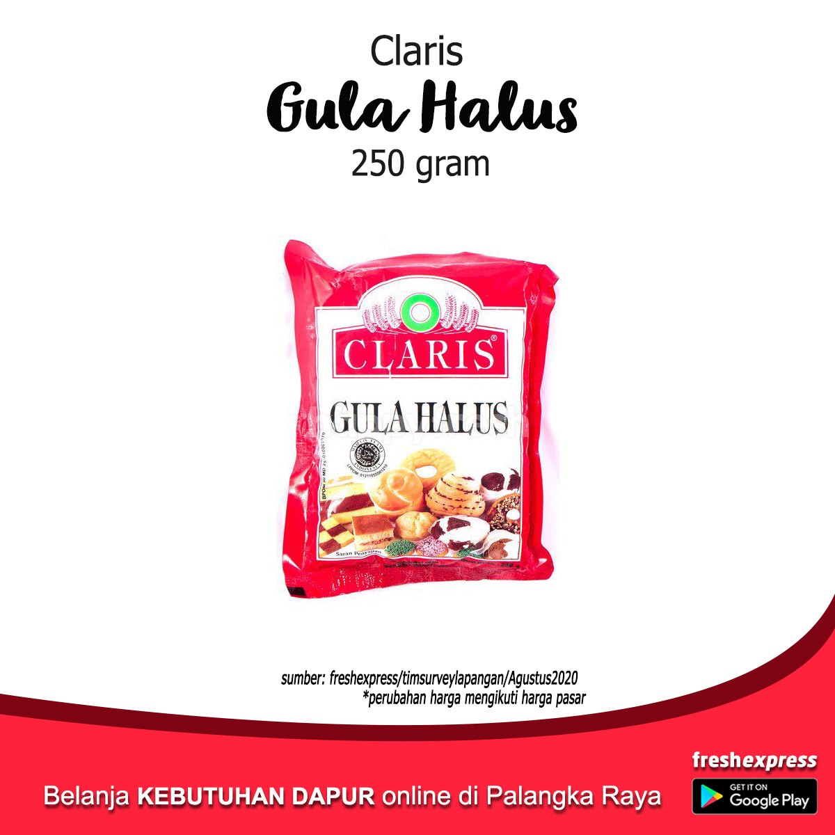 Claris Gula Halus 250 Gram