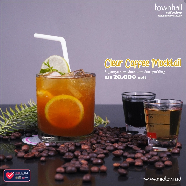 Clear Coffee Mocktail