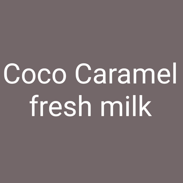 Coco Caramel fresh milk
