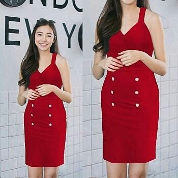 Code 117 Dress Button Hana 