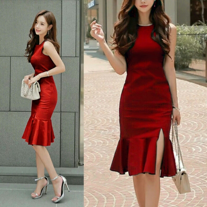 Code 117 Slit Dress Stefanie