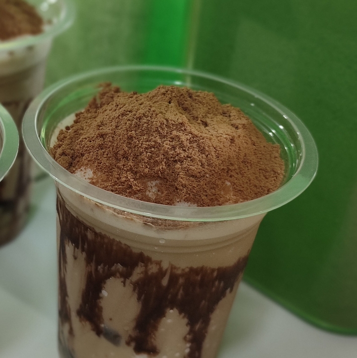 Coklat Cincau Toping Milo 