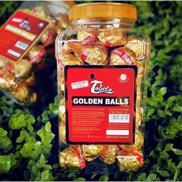 Coklat Toples Tobelo Golden Balls