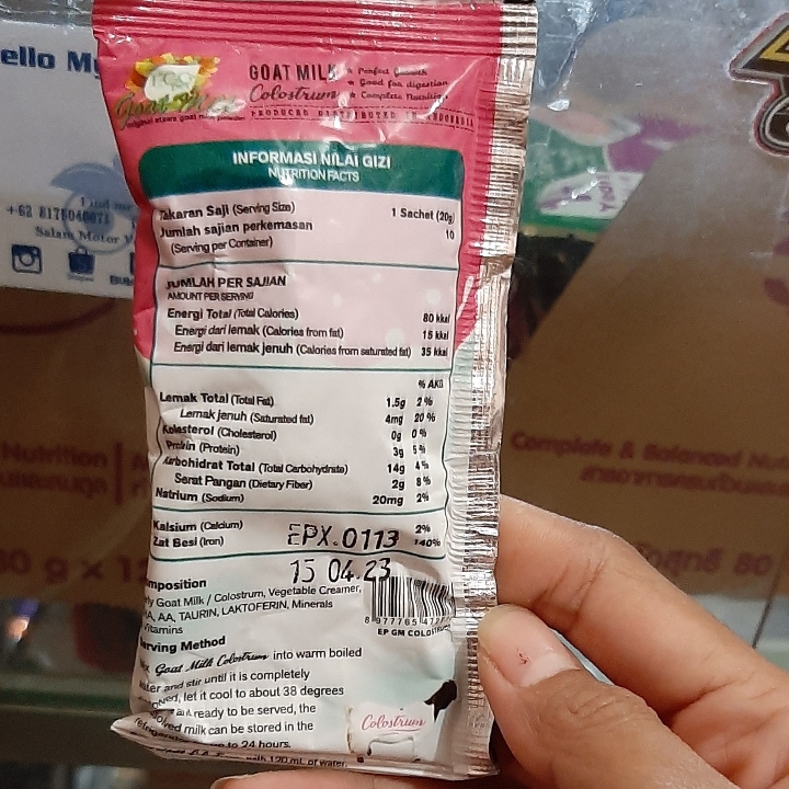 Colostrum Etta Goat Milk 2