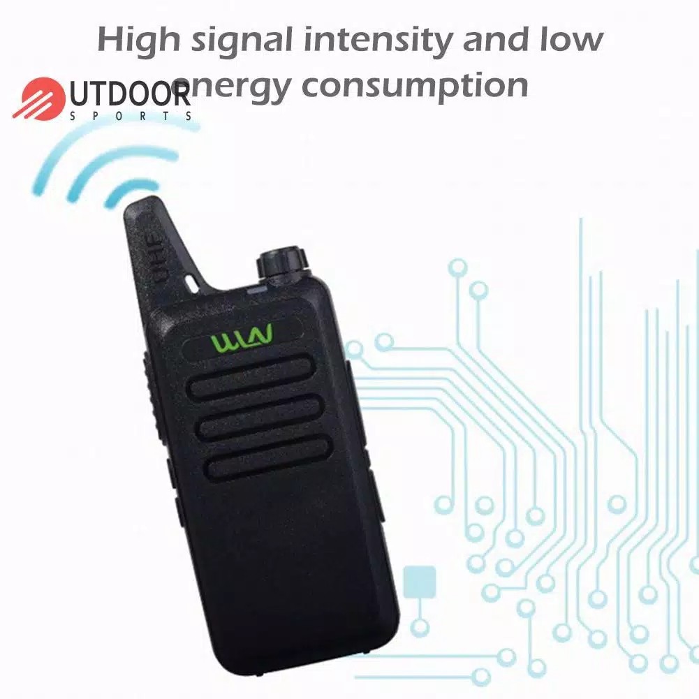 Wln kd-c1 Walkie-talkie Mini Portable UHF 400-470MHz untuk Outdoor 2