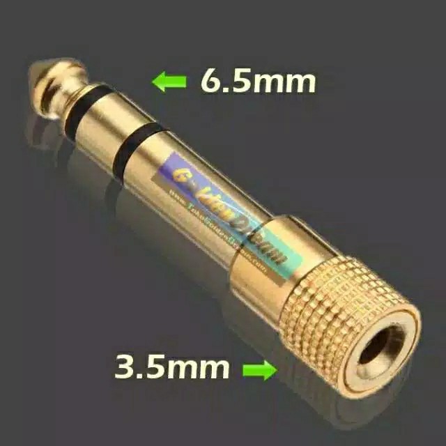 Converter Connector Audio Jack 65 to 35 mm