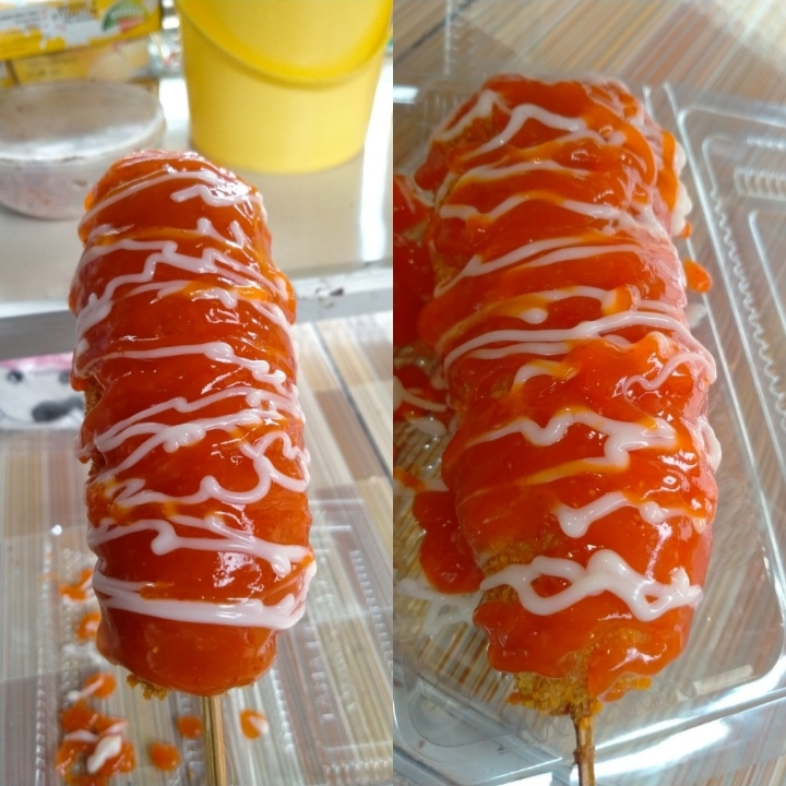 Corn Dog Mozarella Rasa Saos Mayo