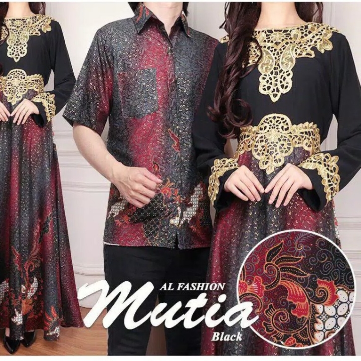 Couple Batik Mutia - Hitam