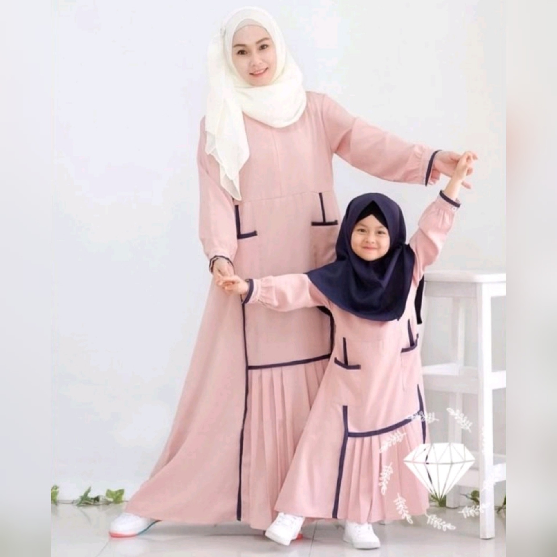 Couple Syari MK Elvior DustyPink