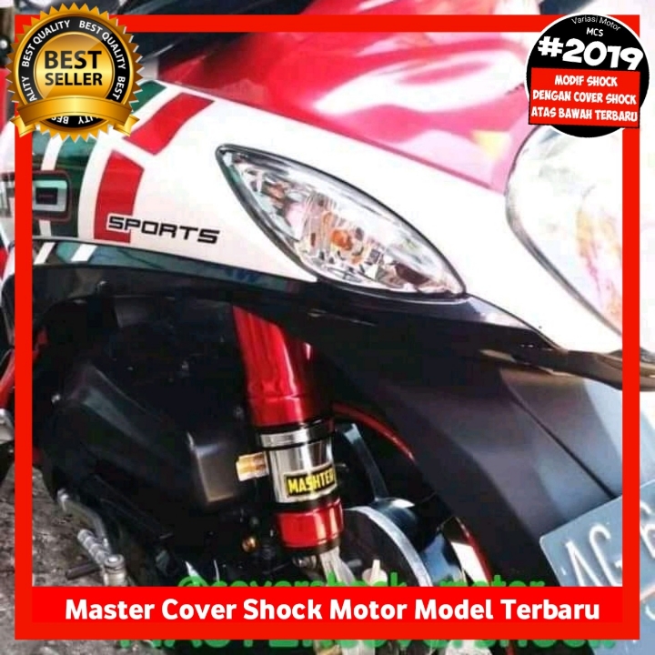 Cover Shock Belakang Fino