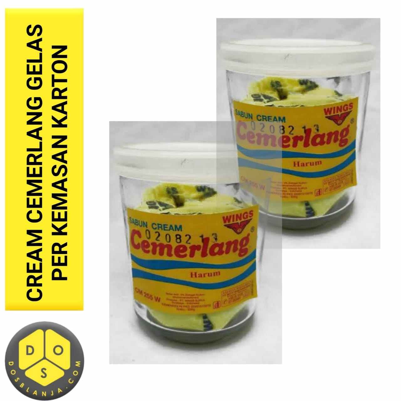 Cream Cemerlang Gelas Kecil