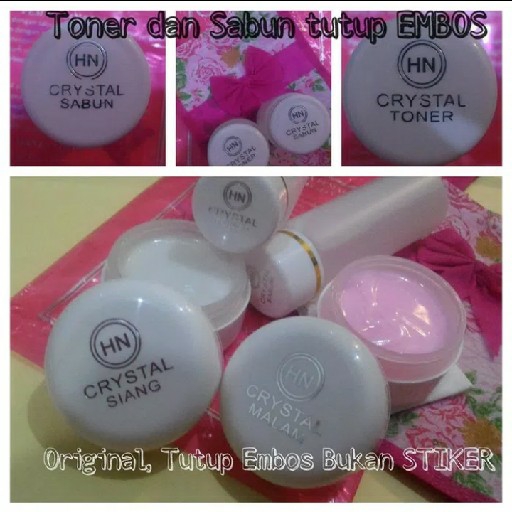 Cream HN Crystal 30gr Plus Serum Gold