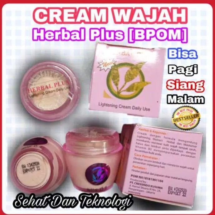 Cream Wajah Herbal Plus