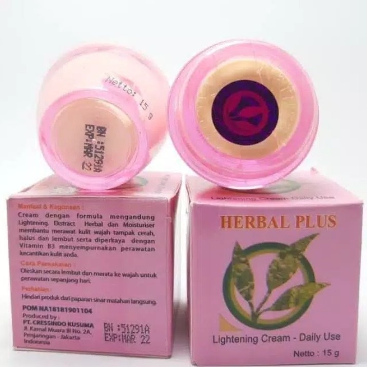 Cream Wajah Herbal Plus 2