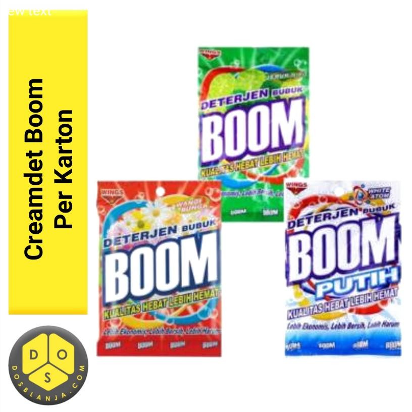 Cream Detergen Boom 105gr Kemasan Karton